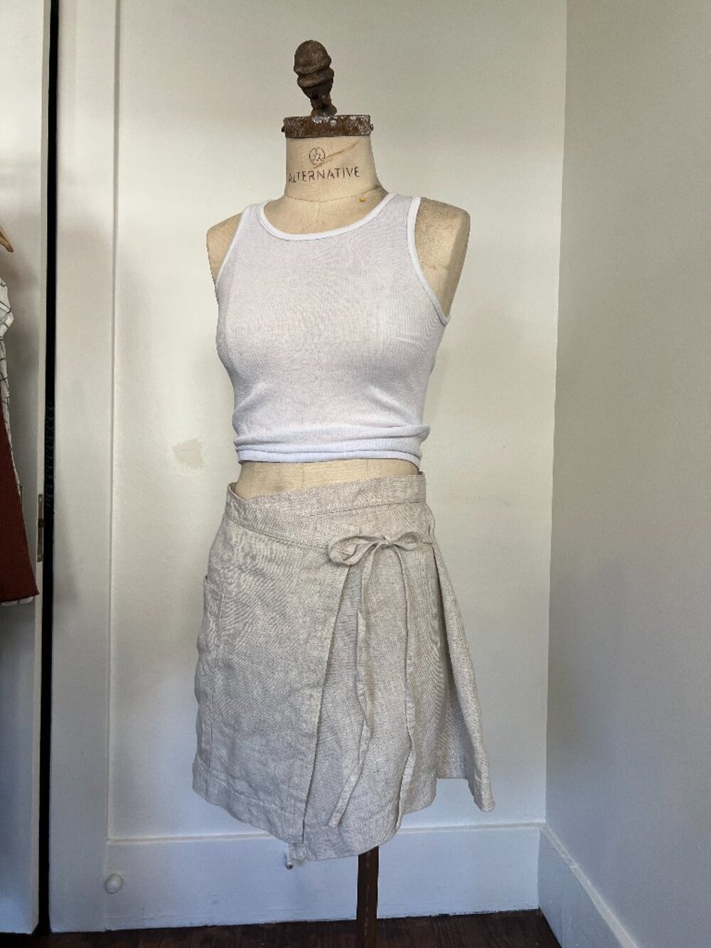 Alohas | Linen Wrap Skirt